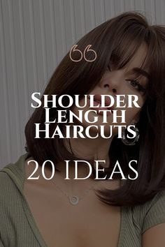 Don't have time to manage long hair? Looking for something stylish and easy to maintain? Shoulder length haircuts are perfect for those who need low maintenance and yet want to look more fabulous! Look more now to discover the best shoulder length hair styles and cuts that will suit your taste and face shape. Shoulder Lenght Hair Cuts, Shoulder Length Hair Styles, Cute Shoulder Length Haircuts, Below Shoulder Length Hair, Short Shoulder Length Hair, Above Shoulder Length Hair, Shoulder Length Wavy Hair, Low Maintenance Short Haircut, Shoulder Length Layered Hair