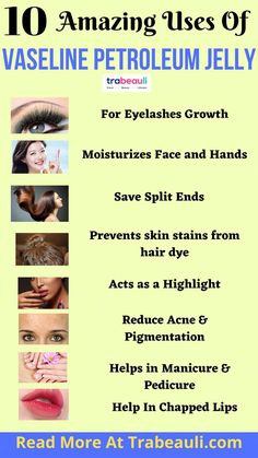 Want to know Is vaseline is safe for the skin? Yes, So check out uses of vaseline for skin, hair m makeup, and growth of eyelashes Benefits Of Vaseline, Vaseline Uses, Vaseline Beauty Tips, Vaseline Petroleum Jelly, Pimples Remedies, Prevent Pimples, Petroleum Jelly, Get Rid Of Blackheads