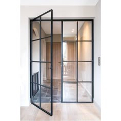 iwd-metal-frame-interior-double-door-cifd-in001-8-lite-clear-glass-square-top Iron Patio Doors, Double Door Interior, Glass Office Doors, Building Corner, Black French Doors, Steel French Doors, Iron Entry Doors, Double Doors Interior, Glass French Doors