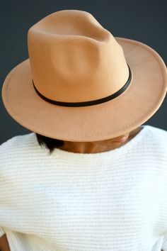 A hat is designed to make a statement and our 24/7 Fedora does just that! It's the perfect accessory for any season. This hat pairs perfectly with skirts or dresses, jeans and booties for a more casual look. Adjustable strap inside so it fits perfectly Model is 5'5 Jeans And Booties, Panama Hat, Fedora, It Fits, Casual Look, Casual Looks, Camel, Adjustable Straps, Salt