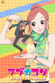 the anime poster for lovey complex