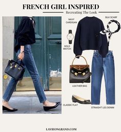 Classic Style Outfits, Paris Mode, French Girl Style, Casual Work Outfits, 가을 패션, Mode Vintage, Mode Inspiration, Casual Style Outfits, Outfits Casuales