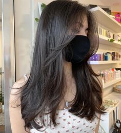 Long Hair With Some Layers, Face Framing Layers And Long Layers, Little Layers On Long Hair, Face Framing Layers With Long Layers, Light Front Layers, Face Framing On Straight Hair, Face Framing Layers Not Styled, Long Layers Front Face Framing, Hair Cuts Front Layers