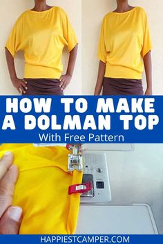 how to make a dollman top with free pattern