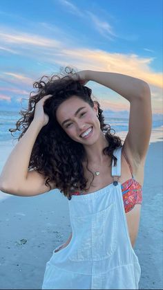 Happy Place Aesthetic, Bree Camden, Kiana Davis, Harriet Kilpatrick, Curly Beach Hair, Indian Wavy Hair, Curly Hair Care Products, Place Aesthetic, Curly Hair Products