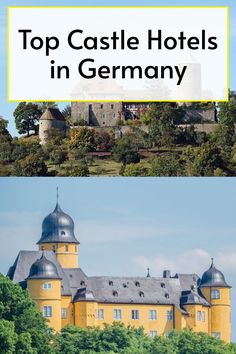 Two picturesque German castle hotels surrounded by lush greenery. Cheap Rooms, Germany Trip