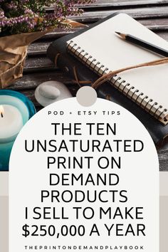 the ten unsaturated print on demand products i sell to make $ 350, 000 a year