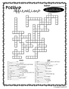 the crossword puzzle is shown in black and white