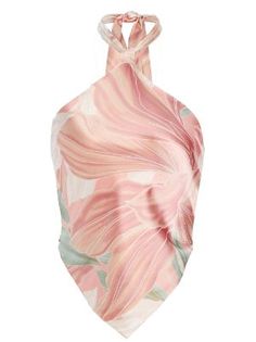 Farfetch Dress, Better Everyday, Light Pink Top, Fancy Fits, Light Pink Tops, Scarf Top, City Dress, Girl Fits, Closet Fashion