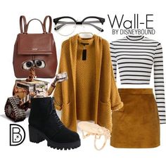 Wall E Disney, Subtle Cosplay, Bounding Outfits, Disney Princess Inspired Outfits, Disney Character Outfits, Disneybound Outfits, Disney Trip Outfits