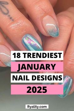 January Nail Designs, January Nails, Nail Trend, Minimalist Nail Art, Nail Design Inspiration, Winter Nail Art, Winter Nail Designs, Winter Nail, Festival Nails