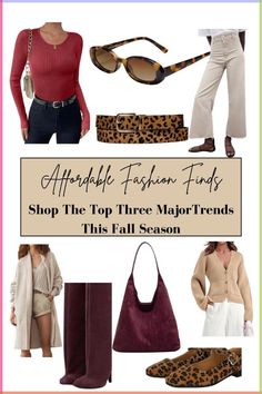 Fall 2024 fashion on a budget? Yes, please! 🍁 From gorgeous burgundy sweaters to chic leopard print accessories and monochromatic cream looks, these Amazon finds are all under $50! Click to shop the hottest affordable trends before they sell out. Don’t miss your chance to stay stylish and save! #FallFashion #AmazonDeals #Under50 #AffordableTrends #FallOutfits #Fall2024 Burgundy Knee High Boots, Leopard Print Accessories, Fashion On A Budget, Minimalist Wardrobe Essentials, Cream Outfits, Fall 2024 Fashion, 2024 Fashion Trends, Sleek Dress, Cool Breeze