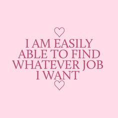 the words i am easily able to find what's right for me on this pink background