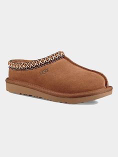 UGG's Kids' Tasman II Slipper - Chestnut Women In The Workplace, Tasman Slippers, Ugg Tasman Slippers, Slippers Online, Ugg Tasman, Waterproof Sneakers, Clog Slippers, Kids Slippers, Kids Uggs