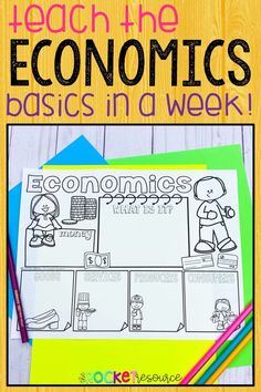 teach the economic basics in a week with this free printable worksheet for kids