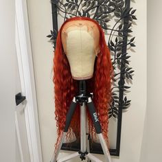 This Wig Is Handmade. 4 Bundles And A Frontal. 26,24,22,20 And 18 Inch Frontal. The Hair Is Indian Deep Wave. I Custom Colored The Hair And Frontal Myself. I Also Pre Plucked The Lace Frontal. Deep Curly Wig, Dark Blonde Highlights, Wine Hair Color, Human Hair Wigs Blonde, Light Golden Brown, Single Braids, Pale Blonde, Ombre Hair Extensions