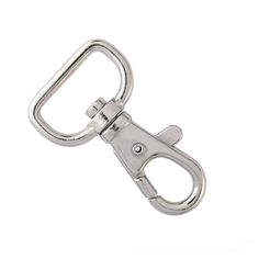 FREE SHIPPING 25 Pack - Premium Lobster Claw Clasps with Wide 3/4 Inch D-Ring and 360o Swivel Snap Clasp Trigger ID /Key Clip - for DIY Lanyard and Jewelry Making by Specialist ID (Silver Metal Color) Perfect for Crafting & DIY Lanyard Making - D-Ring Designed for ¾ Inch Fabric and Webbing Ideal for Making Custom Neck Lanyards, Wristlet Lanyards, Ribbon Lanyards, Small Purse and Bag Making and More Firm Trigger Snap - Sturdy and Durable - Open and Close Smoothly - Use with Your Keys and ID B Diy Lanyard, Quilted Bags, Purse Hardware, Lanyard Keychain, Zipper Pouches, Jewelry Clasps, Key Clip, Key Fobs, Small Purse