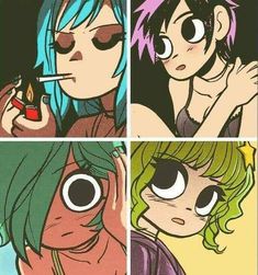 Amen Break, Bryan Lee O Malley, Scott Pilgrim Comic, Bryan Lee, Ramona Flowers, Scott Pilgrim Vs. The World, Vs The World, Scott Pilgrim, Cartoon Art Styles