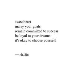 a quote from r h sin about how to be successful