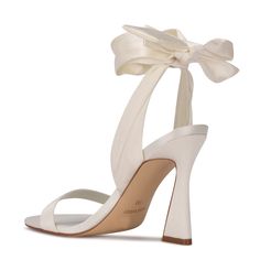 Kelsie Ankle Wrap Heeled Sandals - Nine West Ankle Tie Wedding Shoes, Ankle Wrap Wedding Shoes, Ankle Wrap Heels, Gossip Girls, Dr Shoes, Pastel Outfit, Wrap Heels, Shoe Inspo, Aesthetic Shoes