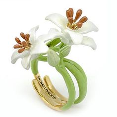 Lily Ring | BLOOM Lily Bracelet, Lily Ring, Our Senses, Love Lily, Lily Bloom, Flower Collection, Ring Flower, Unicorn Cat, Pure Love