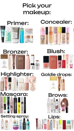 Highlighter Pen Makeup, Best Highlighter Makeup, Drugstore Highlighter, Makeup Collection Goals, Safe Makeup, Makeup Order, Makeup Board, Makeup Help