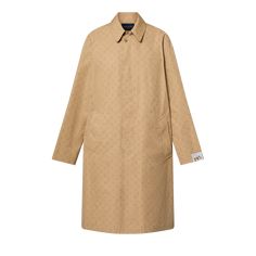 LOUIS VUITTON® - Monogram Toile Trench Coat - Dark Camel High Fashion Clothing, Women's Winter Coats, Louis Vuitton Gifts, Spring Sandals, Stole Scarf, Leather Denim, Knitwear Dress, Winter Coats, Knitwear Tops