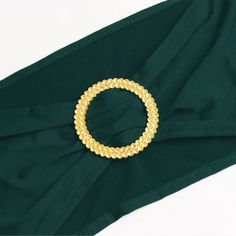 Hunter Emerald Green Stretch Chair Sashes Transform your event decor into a lush and captivating oasis with our Hunter Emerald Green Spandex Stretch Chair Sash Bands, adorned with exquisite Gold Diamond Ring Slide Buckles. These chair sash bands are more than just accessories; they are the embodiment of sophistication and style. Crafted from high-quality spandex material, these sashes are not only durable but also exceptionally flexible, ensuring a secure and snug fit on various chair sizes and Chair Bows, Chair Bands, Engagement Events, Stretch Chair Covers, Bow Sash, Wedding Chair Decorations, Chair Sash, Chair Sashes, Decorative Bows