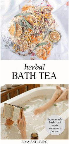 Step into a world of relaxation with our herbal bath tea recipe. This guide provides a simple approach to making your own bath tea, a perfect way to unwind after a long day. Immerse yourself in the healing properties of medicinal herbs, and explore the benefits of DIY body care and natural remedies. Medicinal Flowers, Diy Bath Soak, Milk Bath Recipe, Bath Soak Recipe, Bath Tea Bags, Herbal Bath Tea, Body Care Recipes