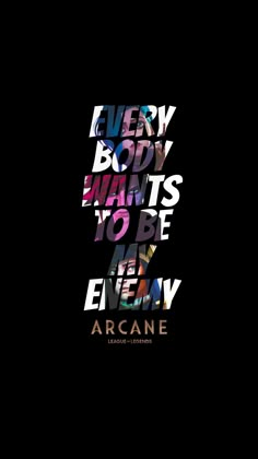 an advertisement for arcane's body wants to be very