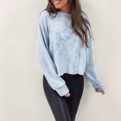 - 85% Cotton, 10% Polyester, 5% Spandex - True to size - Model is pictured in a size small Bell Sleeve Top, Tunic Tops, Long Sleeve Blouse, Spandex, Sweatshirts, Women's Top, Clothes