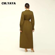 Brand Name: CM.YAYAElasticity: Non StrechSleeve Style: RegularFabric Type: PoplinPattern Type: SolidFit Type: Regulai FitSilhouette: STRAIGHTNeckline: O-NeckDecoration: SequinedStyle: High StreetDresses Length: Knee-LengthMaterial: CottonAge: Ages 25-35 Years OldOrigin: Mainland ChinaCN: FujianClosure Type: PulloverType: RegularWaistline: empireSleeve Length(cm): FullSeason: Autumn/WinterProfile Type: HPlace Of Origin: China (Mainland)Gender: WOMENSupport: wholesale and dropshippingItem: CM.YAYA Khaki Dress For Fall, Khaki Fall Dress, Solid Color Khaki Fall Dress, Winter Solid Color V-neck Maxi Dress, Winter V-neck Maxi Dress Solid Color, Solid Color Long Sleeve Maxi Dress For Office, Spring Khaki Long Sleeve Maxi Dress, Solid Long Sleeve Maxi Dress For Office, Long Sleeve Maxi Dress For Office