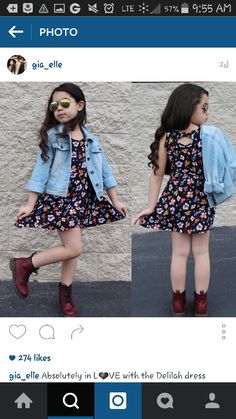 Spring Girl Frock, Paris In Spring, Children Wear, Girls Frock Design, Rock Chic, Outfits Spring