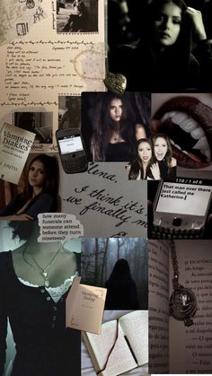 a collage of photos with some writing on them