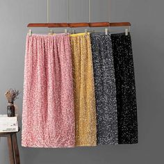 Womens Shimmering Sequin Maxi Skirt Collection Sequin Midi Skirt For Night Out, Glamorous Long Skirt For Festive Occasions, Glamorous Long Festive Skirt, Sequin Pencil Skirt For Party, Sequin Skirt For Party Season, Long Party Skirt With Sequins, Long Sequined Party Skirt, Glamorous Sequin Pencil Skirt, Contrast Sequin Party Pencil Skirt