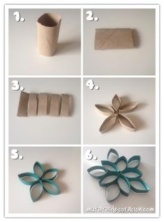 how to make paper flowers out of toilet paper - step by step instructions for making origami flowers