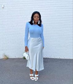 Modest Fashion Christian, Outfits For Black Women, Modest Christian Clothing, Brunch Outfit Ideas, Modest Church Outfits, Flowy Sundress, Brunch Outfits, Elegant Outfit Classy, Modesty Outfits