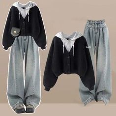 Korean Hoodie Outfit, Korean Casual Outfits, Dress Design Sketches, Everyday Fashion Outfits, Fashionista Clothes