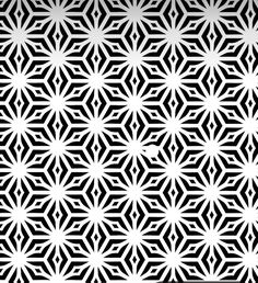 an abstract black and white background with geometric design in the center, as well as lines