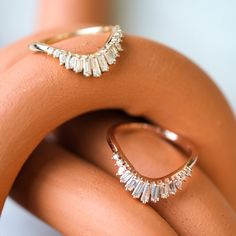 a close up of a ring on a banana