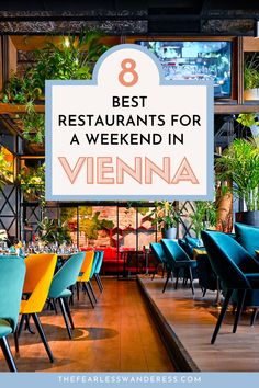 the best restaurants for a weekend in vienna