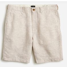 J. Crew Men’s Tan White 100% Linen Flat Front 9” Inseam Shorts Size: 38 (Please Consider Measurements Below) Brand New Without Tags! Style# Am406 Spring ‘22 100% Linen. Zip Up Button Fly. Four Pockets. Flat Front. Extra Buttons Attached To Inside Tag. Machine Wash. Measurements (Laid Flat Unstretched) Waist: 19.5”Flat Across Rise: 11” Inseam: 9” Leg Opening: 12”Flat Across 3061 Fitted Casual Neutral Shorts, Shoes To Wear With Shorts, Red Chinos, What Shoes To Wear, His Closet, Pleated Jacket, Madras Plaid, Nike Air Max Tn, Future Style