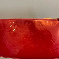 Beautiful Shimmery Red Patent Leather Louis Vuitton Shoulder Bag. Mint Condition - Never Worn, New With Box. Tags And Paper Work Are Inside The Bag. Tan Strap To Match. Red Lv Bag, Red Leather Shoulder Bag With Turn-lock Closure, Louis Vuitton Orange, Louis Vuitton Red Bag, Luxury Red Shoulder Bag With Gold-tone Hardware, Bags Vintage, Paper Work, Vintage Louis Vuitton, Louis Vuitton Shoulder Bag