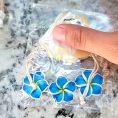 Pull Tie String Bracelet Hawaiian Nwt Blue Flower Bracelets For Beach, String Bracelet, Blue Bracelet, Womens Jewelry Bracelets, Blue Color, Women Jewelry, Blue, Women Shopping, Color