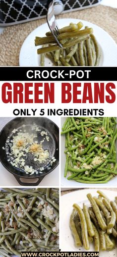 crock pot green beans are an easy side dish that is perfect for any meal