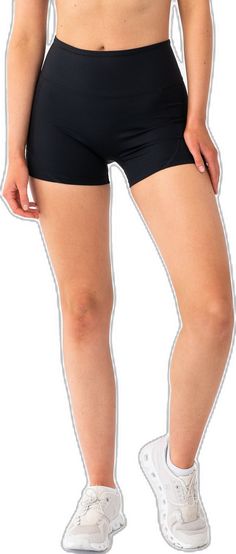 High Stretch Go-dry Nylon Shorts, High Stretch Nylon Sports Shorts, Functional Swim Bottoms With Built-in Shorts, Go-dry 4-way Stretch Nylon Biker Shorts, Sporty High Stretch Nylon Shorts, Stretch Running Bottoms, Stretch Activewear Mid-thigh Length, Stretch Nylon Activewear Mid-thigh Length, Stretch Nylon Activewear, Mid-thigh Length