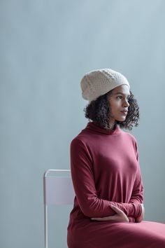 A handsome pattern you can adapt for anyone, the Furrow hat gives you options for four different design details to mix and match as you please. Knit it in Shelter, Ranch 01, or Quarry; choose a beanie fit or add height for a slouchy silhouette; split the garter brim or work it in the round; add a jolly top loop — or don’t. The rhythmic cable and moss-stitch motif is easy to memorize as you work up to the crown decreases. Worsted and chunky-weight versions are charted separately. Pair it with Fur Casual Brimmed Fitted Bonnet, Casual Fitted Brimmed Bonnet, Cream Bonnet Beanie For Fall, Cream Beanie Bonnet For Fall, Fitted Knitted Beanie, Fitted Knitted Hat For Fall, Fitted Knitted Fall Hats, Cozy Fitted Knitted Hats, Fitted Knit Beanie Bonnet