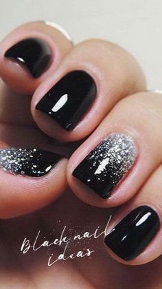 Shellac Ideas, Black And White Nail, Black And White Nail Designs, Nails Shellac, Classy Nail Designs, New Nail Designs, Winter Nails Acrylic, Matte Nails Design