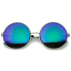 Oversize Metal Frame Etched Edge Colored Mirror Lens Round Sunglasses 60mm  #sunglass #bold #sunglasses #frame #clear #sunglassla #cateye #womens #mirrored #purple Round Frame Sunglasses With Mirrored Lenses For Festivals, Festival Sunglasses With Mirrored Lenses And Round Frame, Metal Sunglasses With Mirrored Lenses For Festivals, Festival Metal Sunglasses With Mirrored Lenses, Spring Metal Sunglasses With Mirrored Lenses, Bold Sunglasses, Outdoor Music Festival, Aesthetic Glasses, School Event Dress