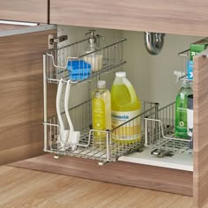 an open dishwasher drawer in a kitchen